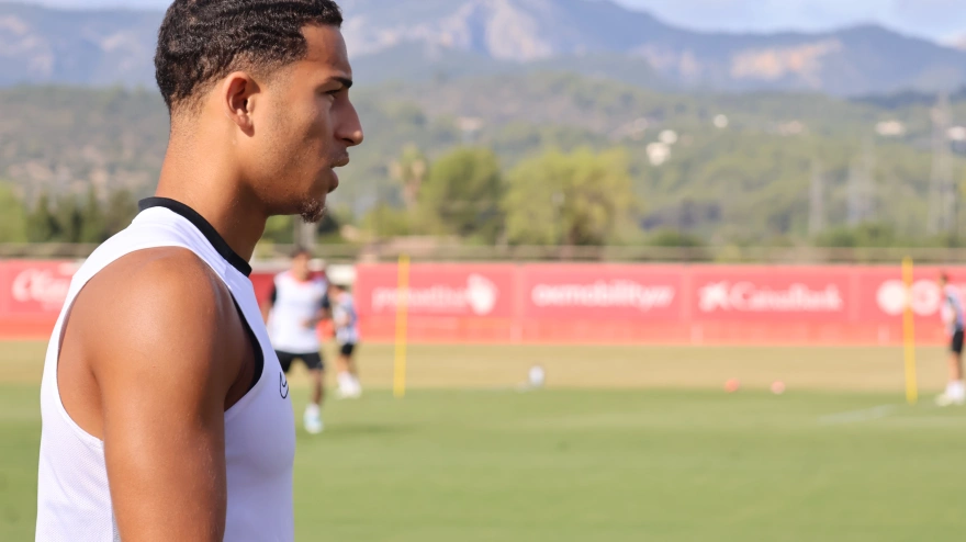 Mateo Joseph en un entrenamiento