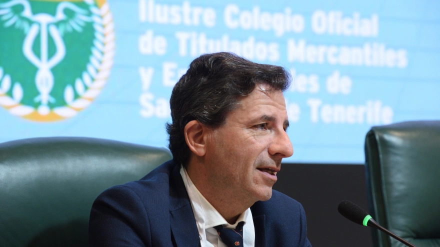 El economista Rubén Gimeno Frechel, Secretario Técnico del REAF del Consejo General de Economistas