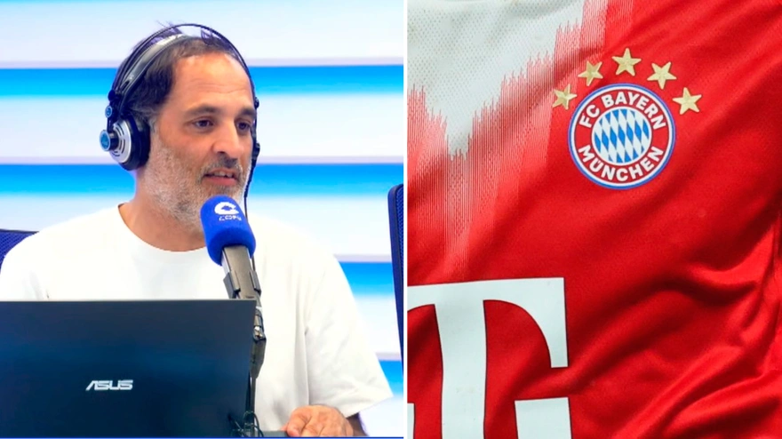 David Sánchez, y la camiseta del Bayern Munich