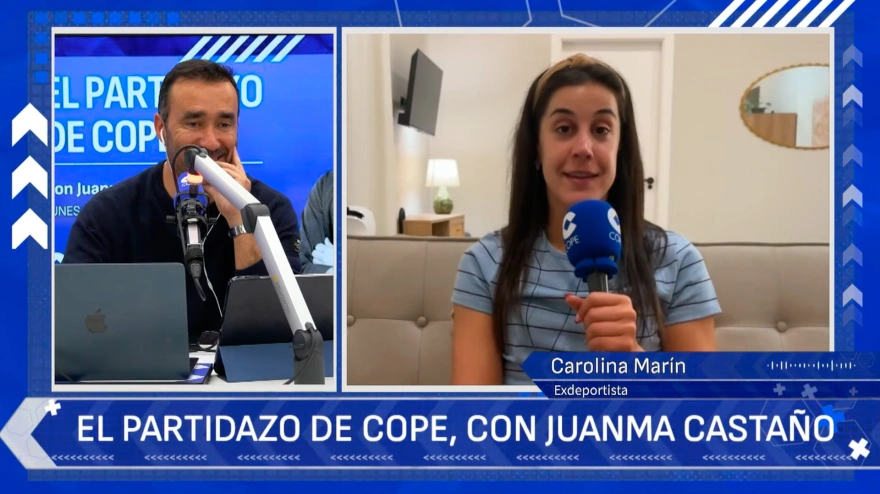 Juanma Castaño charla con Carolina Marín
