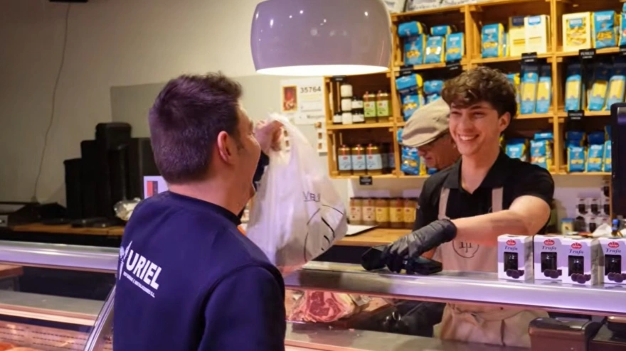 David, carnicero en una entrevista con el youtuber Adrián G. Martin