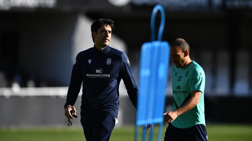 Íñigo en una sesión de trabajo de la semana