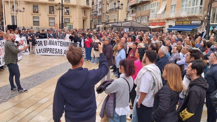 Protesta contra el cierre de Sabic