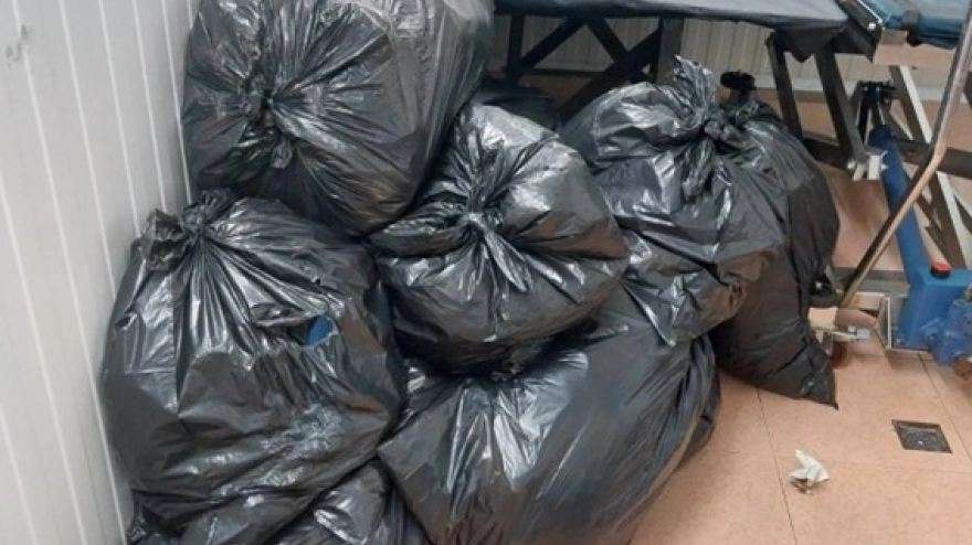 Residuos en las instalaciones Instituto de Medicina Legal de Toledo