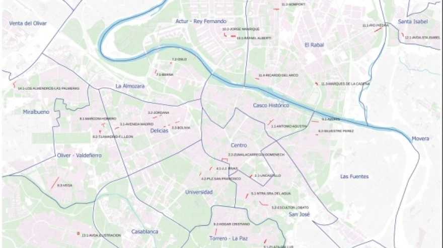 Mapa de la Operación Asfalto de 2026