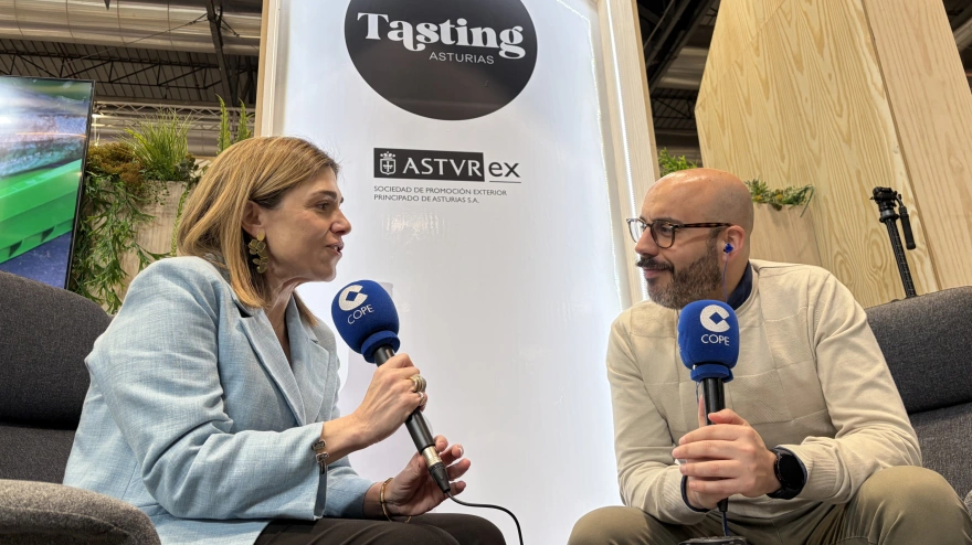 Marián Álvarez y Marcos Martín en el Salón Gourmets