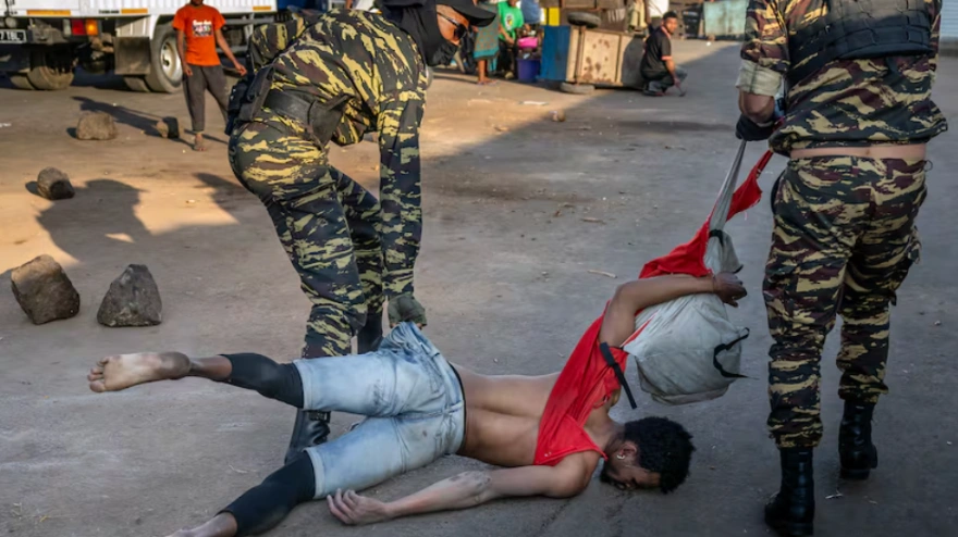 Imagen del reportaje ganador de Luis Tato para la AFP