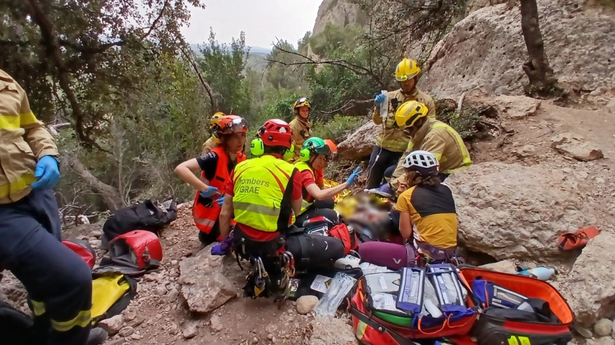 Muere la escaladora herida en Montserrat y se elevan a dos las víctimas del desprendimiento