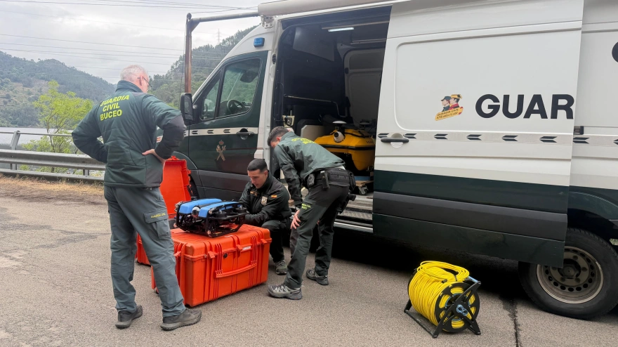 Dispositivos de búsqueda del Grupo Especial de Actividades Subacuáticas (GEAS) de la Guardia Civil