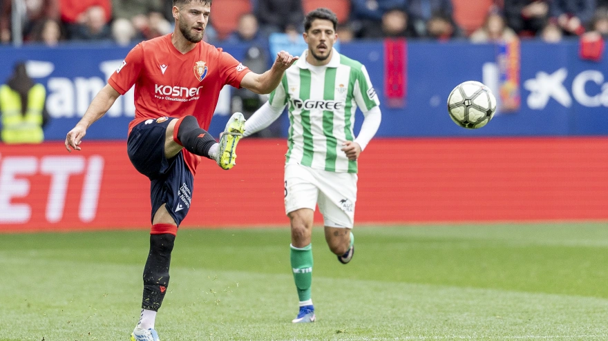 Iker Muñoz, futbolista de Osasuna