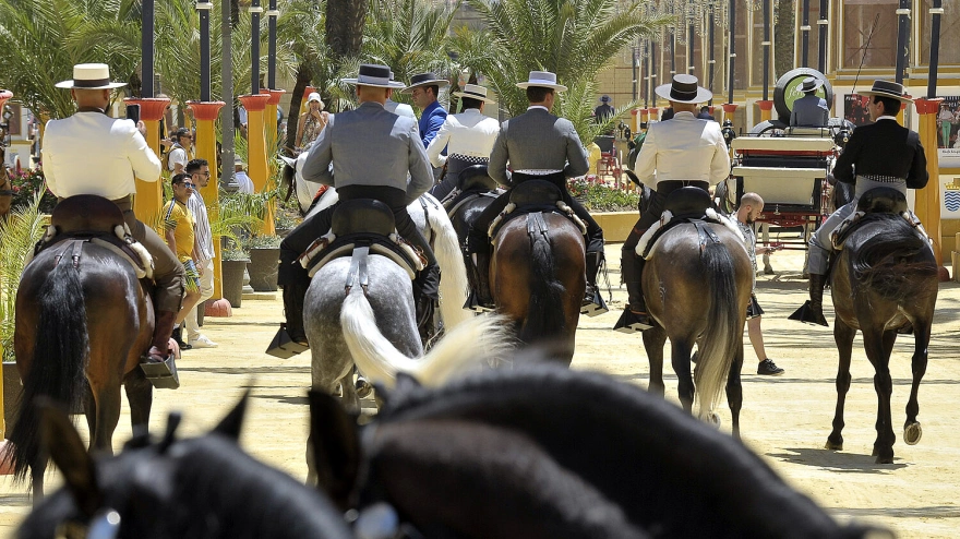 Paseo caballista de la Feria del Caballo de Jerez