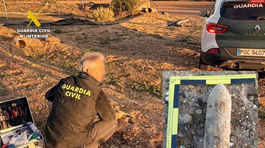 Explosivo encontrado en Coreses