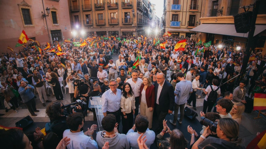 Mitin de VOX en las Pasiegas