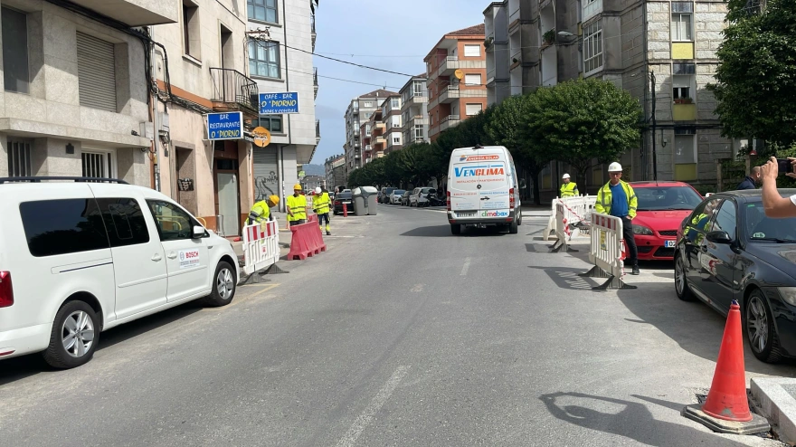 Obras en la Avenida de Portugal