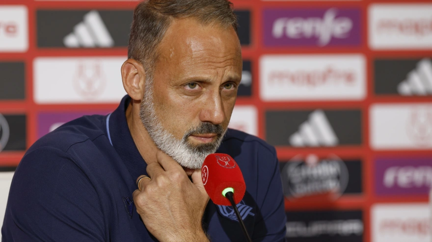 Matarazzo en la rueda de prensa previa a la final de la Copa del Rey