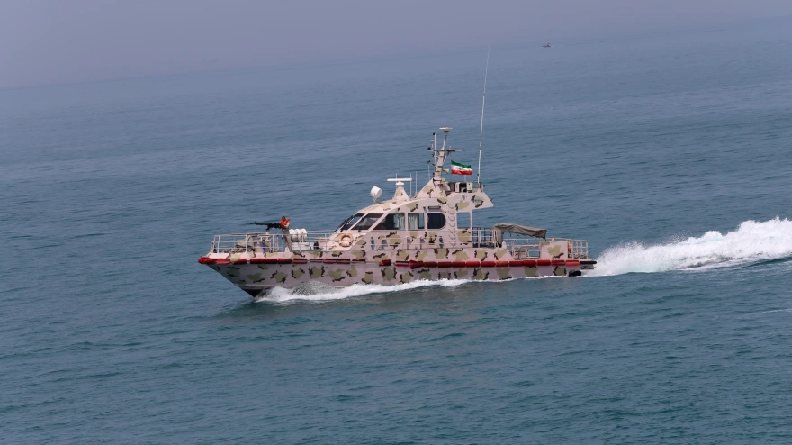 Imagen de recurso de una lancha del Cuerpo de la Guardia Revolucionaria Islámica