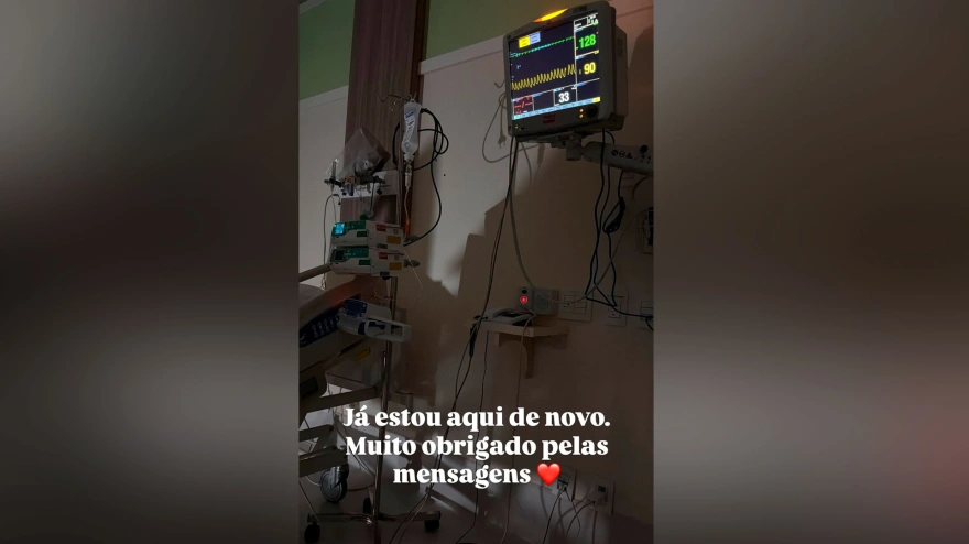 La imagen de Saúl desde el hospital