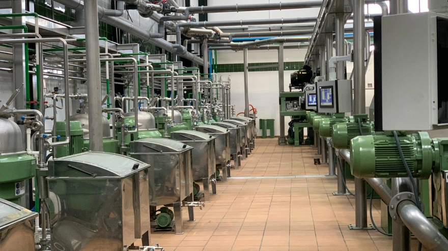 Interior de una almazara