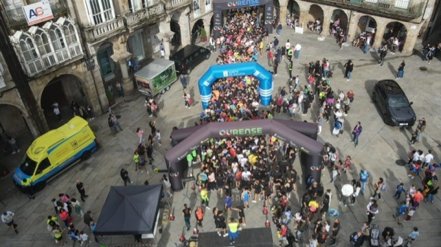 Una carrera disputada en la ciudad de Ourense