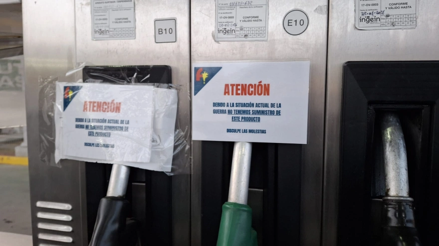 Debido a los altos precios, no se vende algunos tipos de combustible
