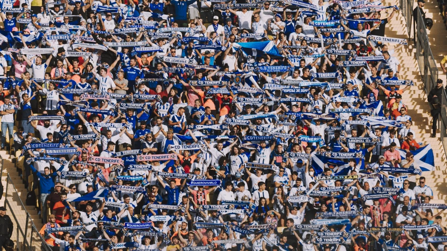 Afición del CD Tenerife como visitante