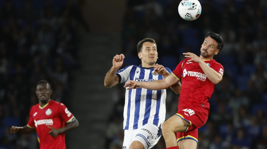 Juan Iglesias y Oyarzabal, en el Real Sociedad - Getafe