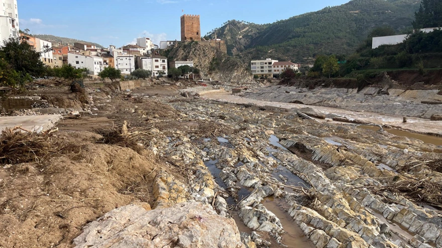 Imágenes de Sot de Chera, localidad afectada por la riada del 29 de octubre de 2024