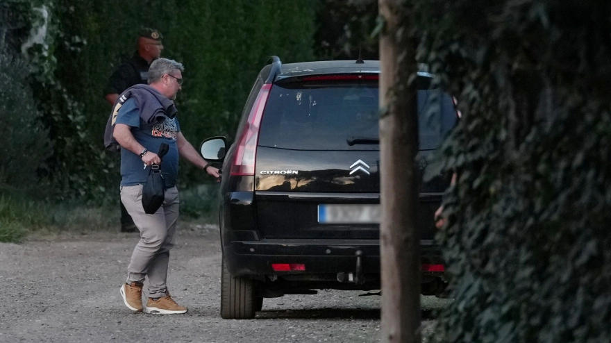 El principal sospechoso y acusado de la muerte de Esther López, Óscar S.M, a 16 de abril de 2026, en Traspinedo, Valladolid, Castilla y León (España)