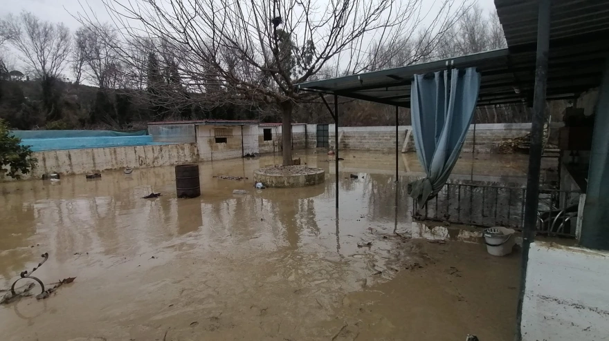 Vivienda afectada tras el tren de borrascas