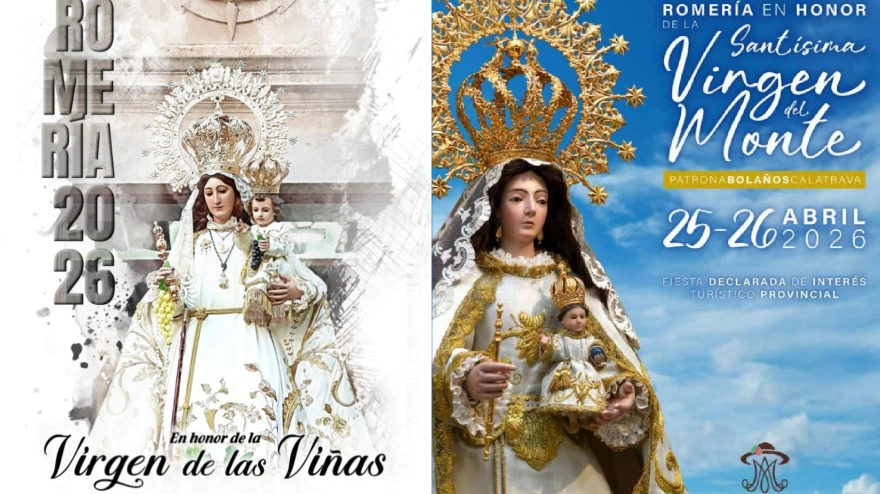 Carteles de la Romería de Tomelloso y de la de Bolaños