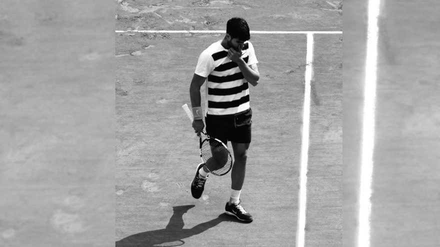 Fotografía del comunicado de Carlos Alcaraz renunciando a Roland Garros