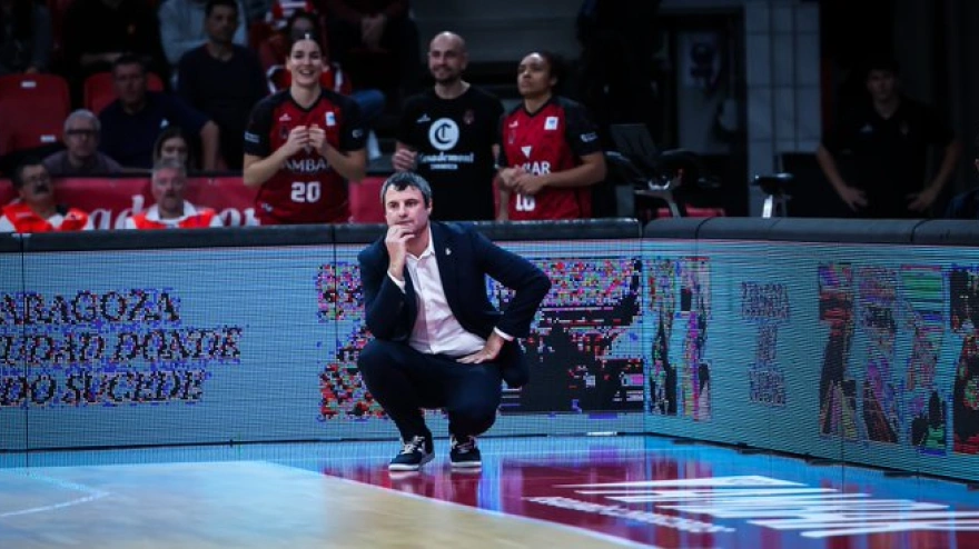 Carlos Cantero, entrenador del Casademont Zaragoza femenino