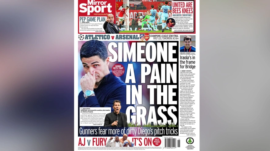 La portada de 'The Mirror'