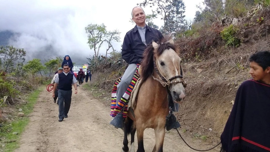 El Papa León XIV cuando era misionero en Chiclayo, Perú