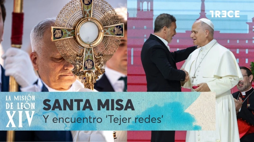 Día 2 | Santa Misa desde la Plaza de Cibeles y encuentro 'Tejer redes' en el Movistar Arena