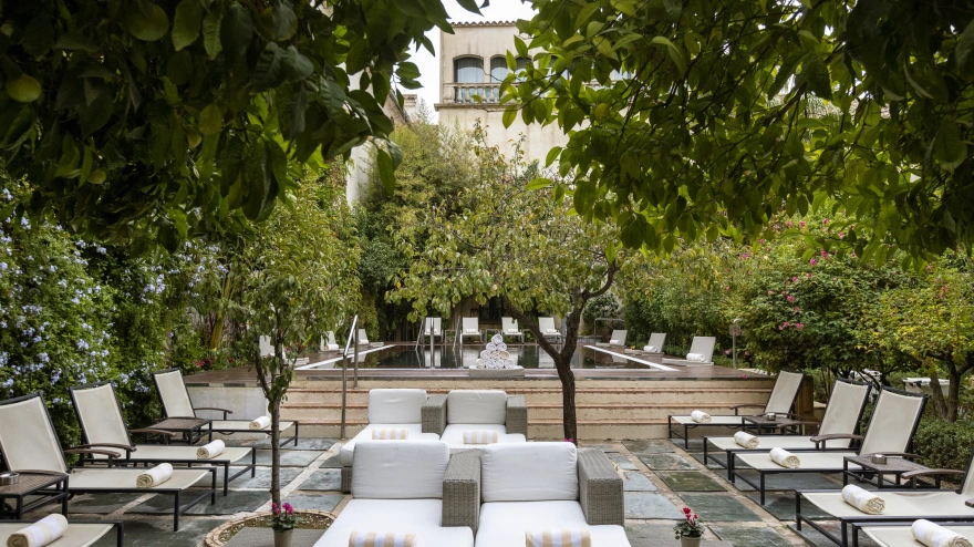 Zona de la piscina