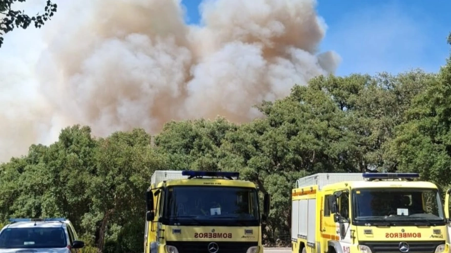 Incendio en Grazalema