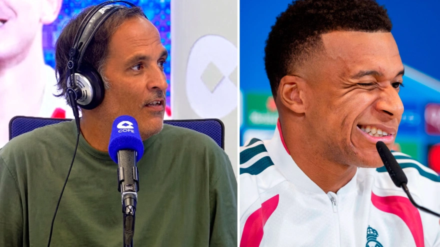 David Sánchez y Kylian Mbappé