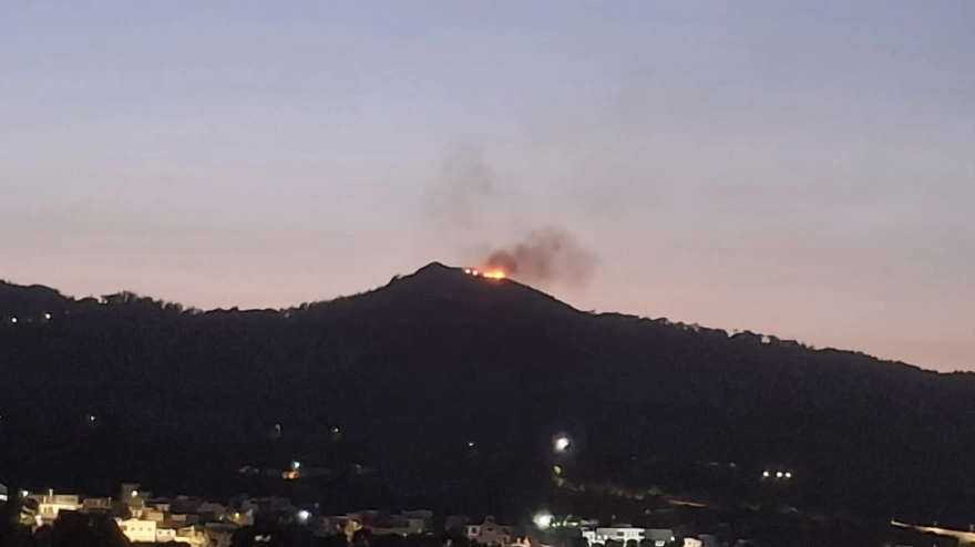 El incendio en el monte de la Tortuga de Ceuta