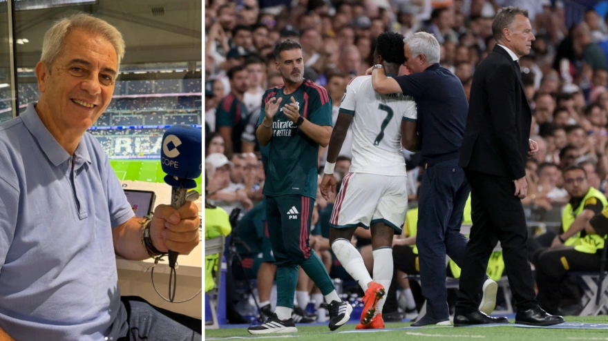Manolo Lama y el partido de Vinicius