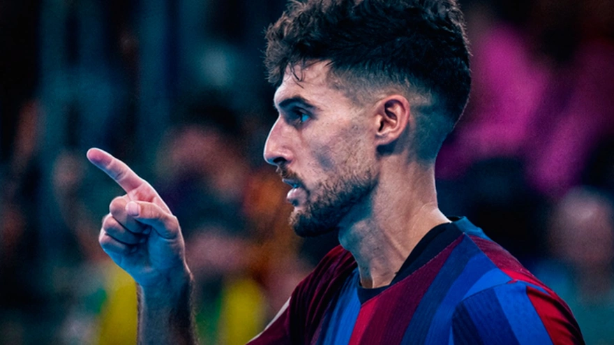 Adolfo Fernández, jugador del Barça de fútbol sala