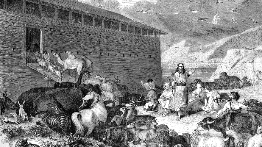 Ilustración del Arca de Noé