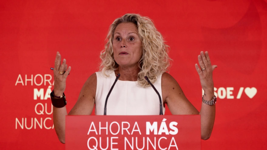La portavoz del Comité Federal del PSOE, Montse Minguez