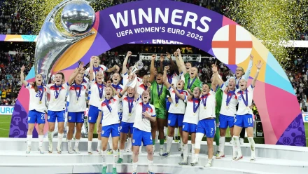 Inglaterra celebra su segunda Eurocopa femenina