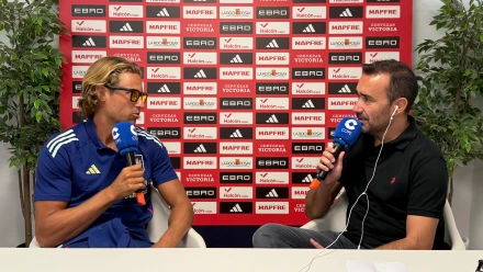 Marcos Llorente con Juanma Castaño, en El Partidazo de COPE