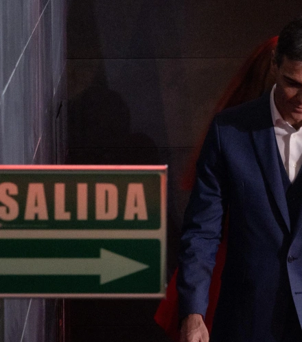 El presidente del Gobierno, Pedro Sánchez