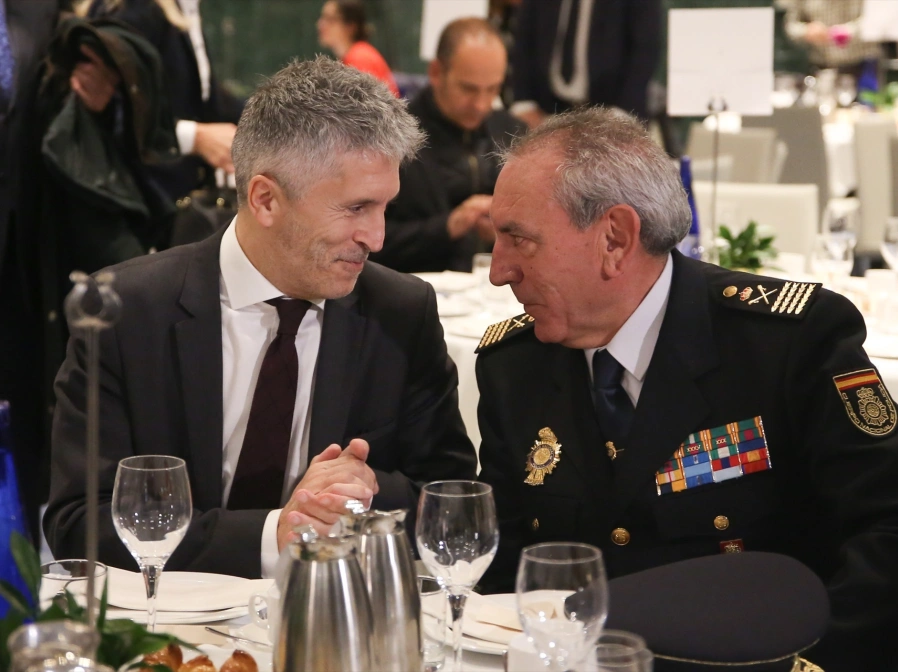 Marlaska con José Ángel González