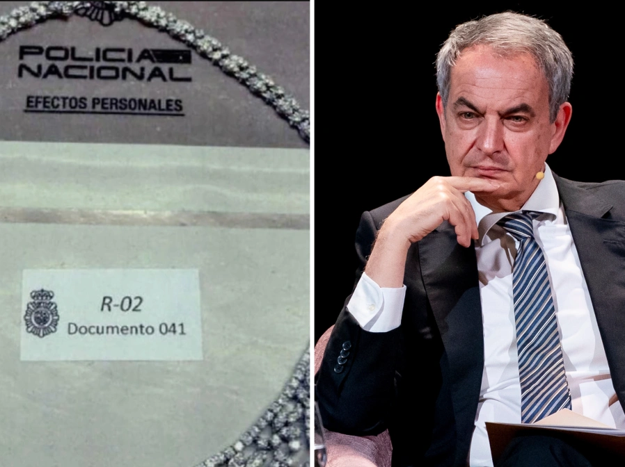 Composición propia de las joyas del expresidente José Luis Rodríguez Zapatero