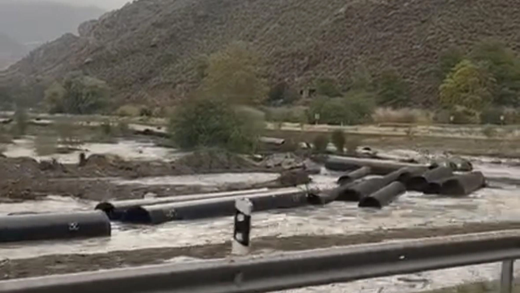 Estado de las tuberías tras la riada