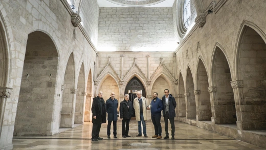 Visita a las obras de la Catedral de Valladolid